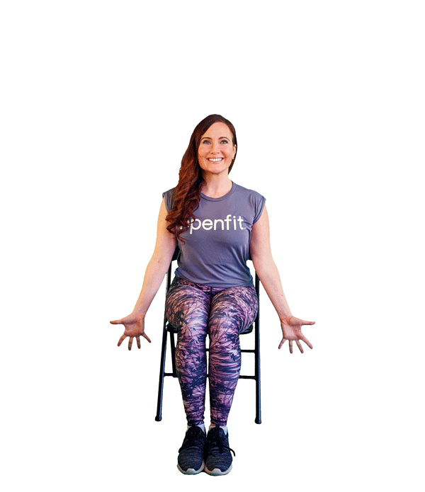 Jumping Jacks on Chair | Seated Workouts