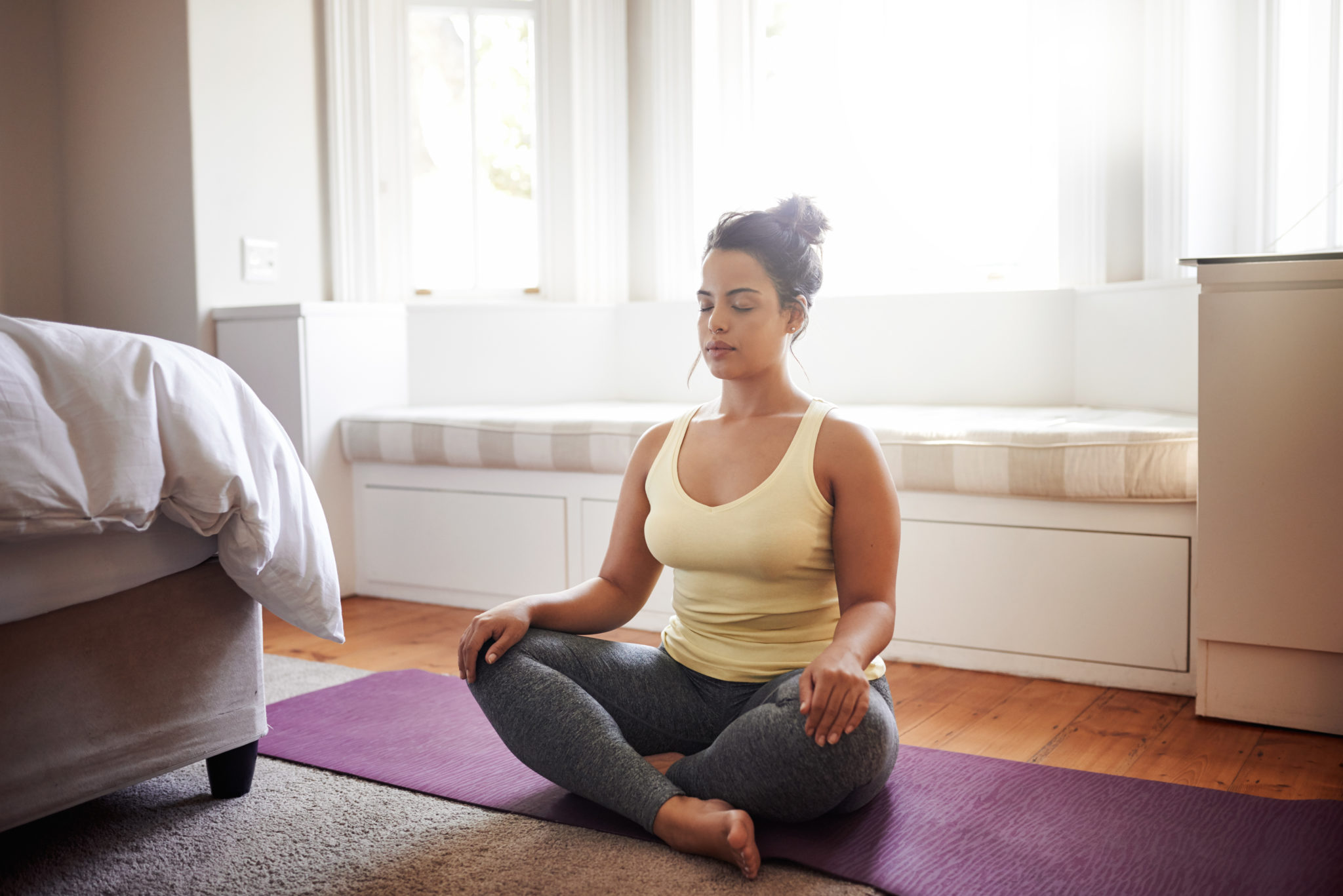 Woman Doing Yoga | Active Rest