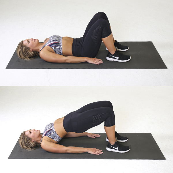 Waist outlet thrust exercise