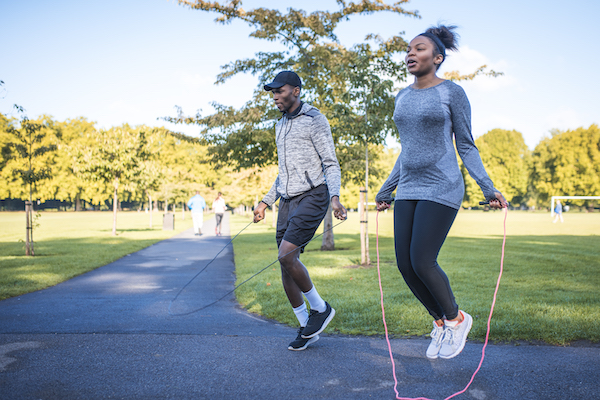 Couple Jump Roping | How Often Should You Do Cardio