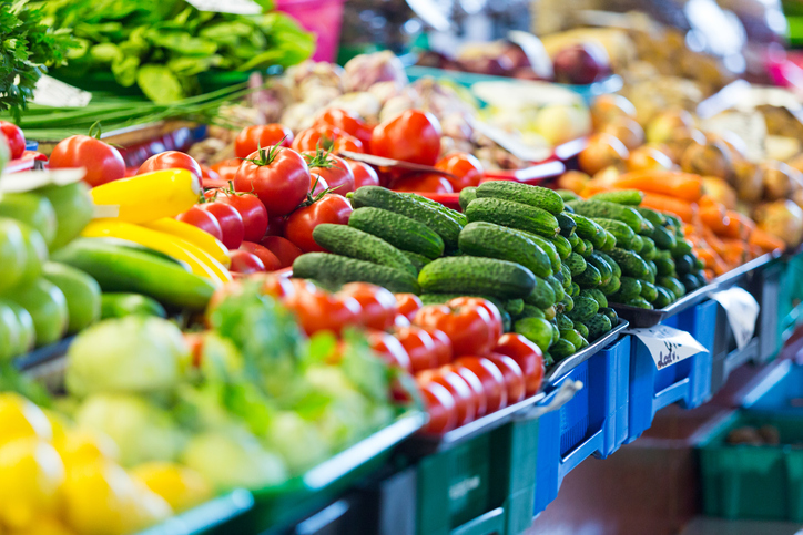 vegetables in market | Blue Zones Diet