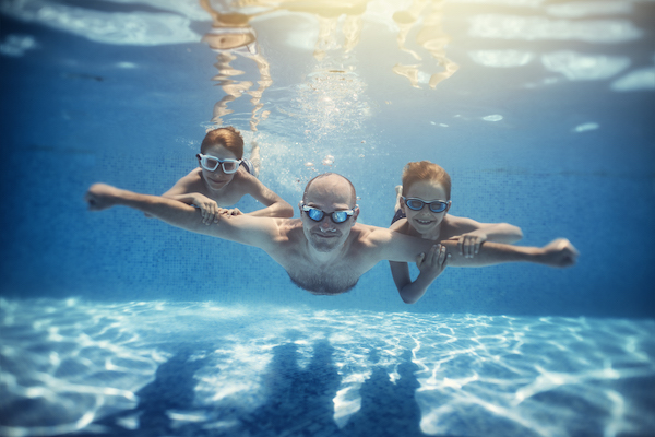 Family Underwater | Benefits of Swimming