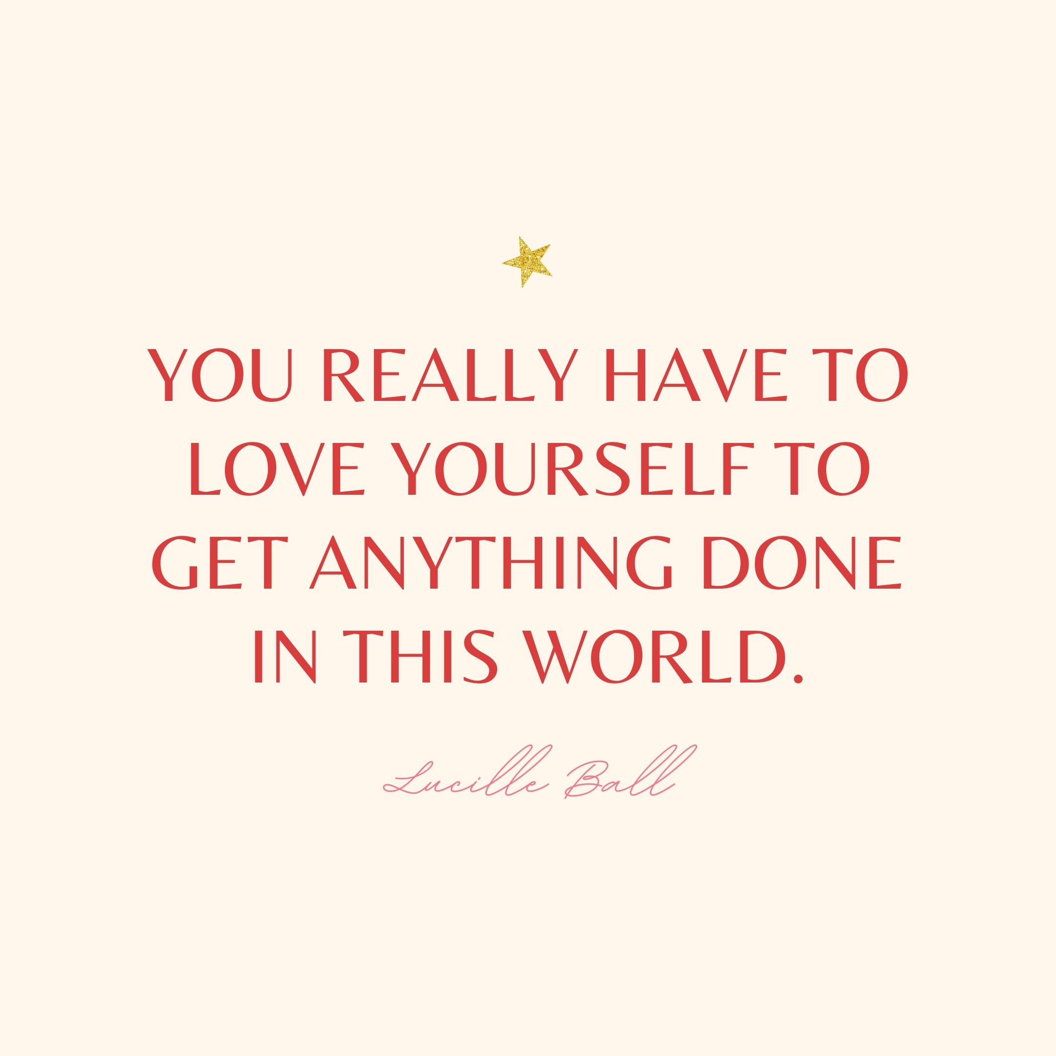 Lucille Ball | Monday Motivation Quotes