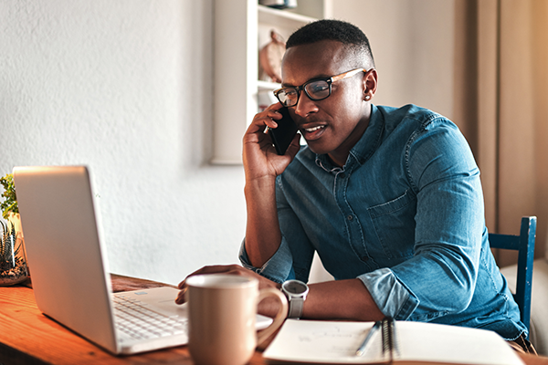 Man on Phone Call | Cancel Gym Membership