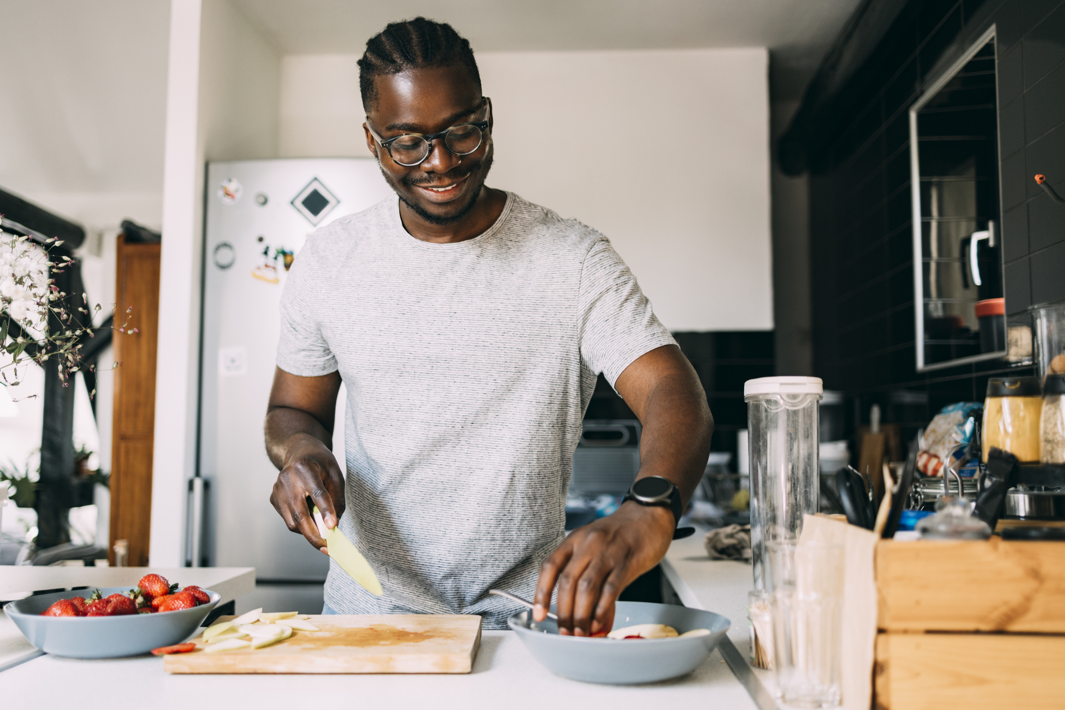 Man Prepares Meal | Cycling Diet