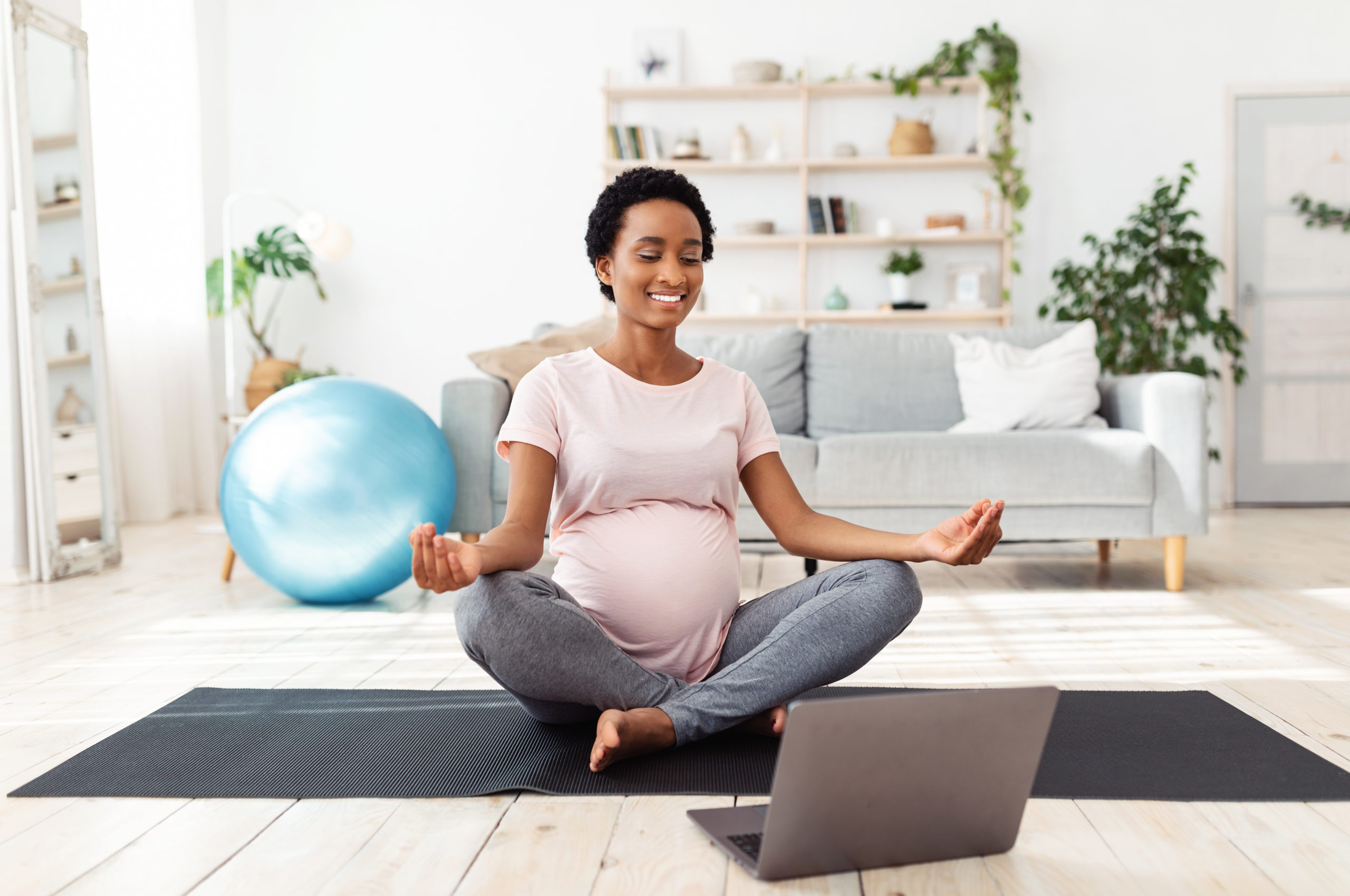 Pregnant Woman Does Yoga | Is it safe to ride a bike while pregnant