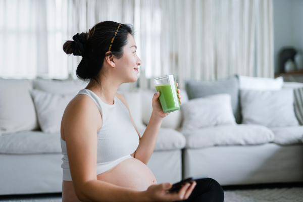 Pregnant Woman Drinks Juice | Is it safe to ride a bike while pregnant