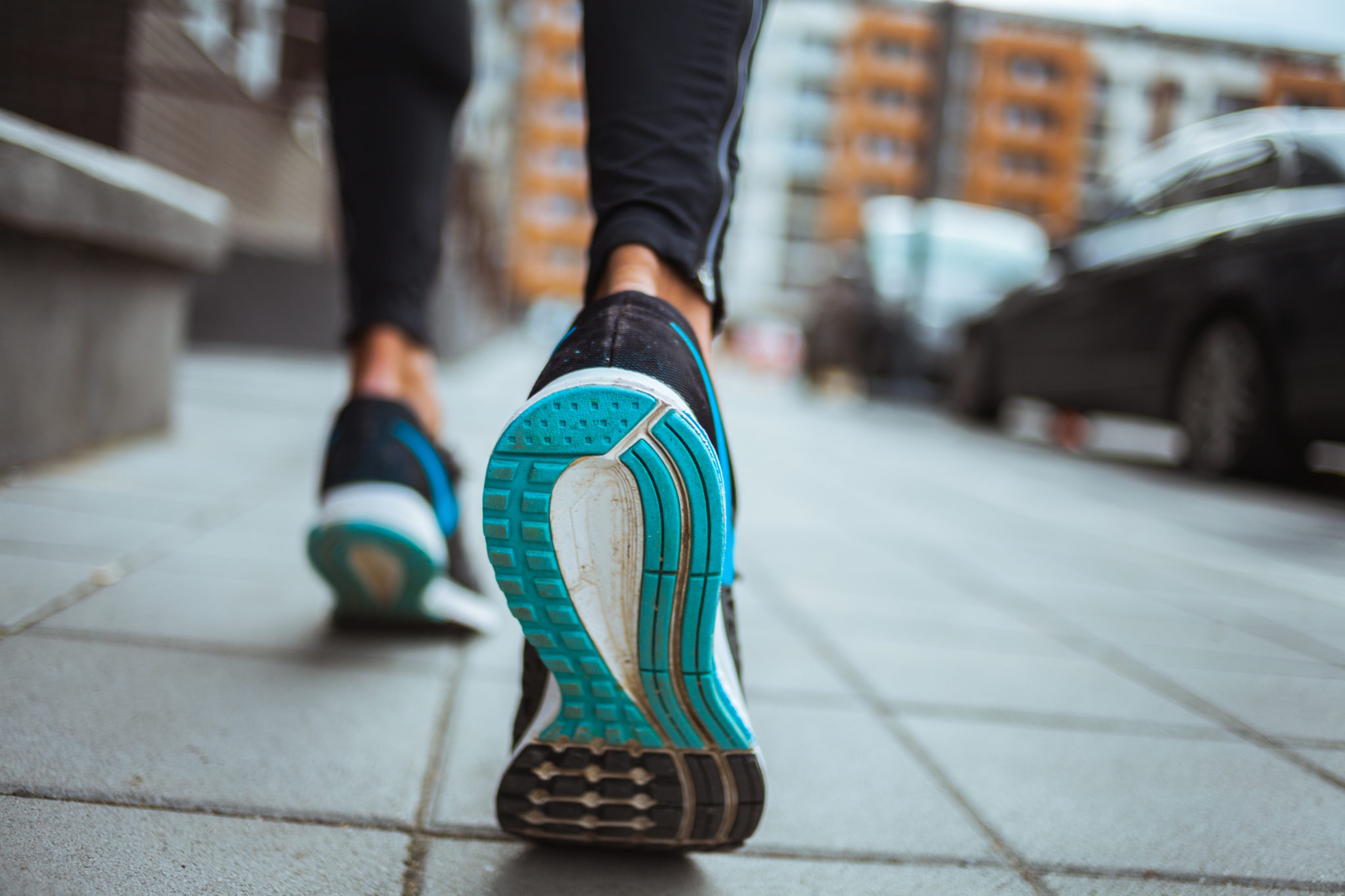 Close up of Runner's Shoes | Plantar Fasciitis