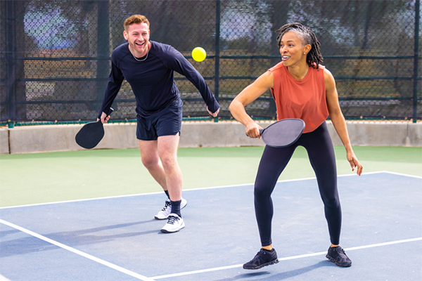 playing pickleball | active rest day