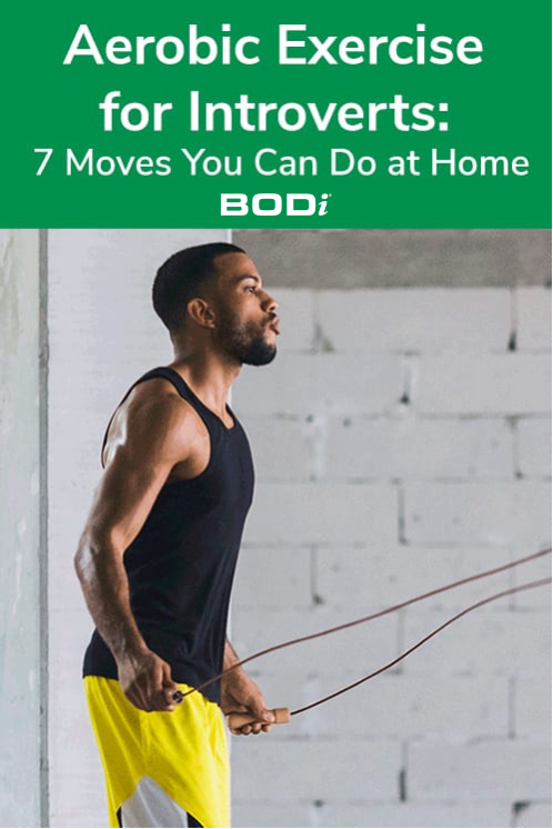Pin Image of Man Jumping Rope | Aerobic Exercise at Home