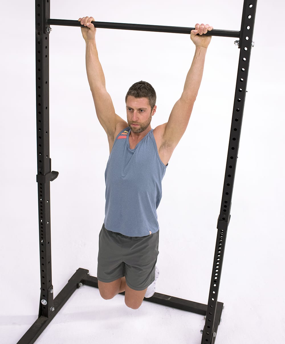 Man Does Scapular Retractions | Isometric Exercise