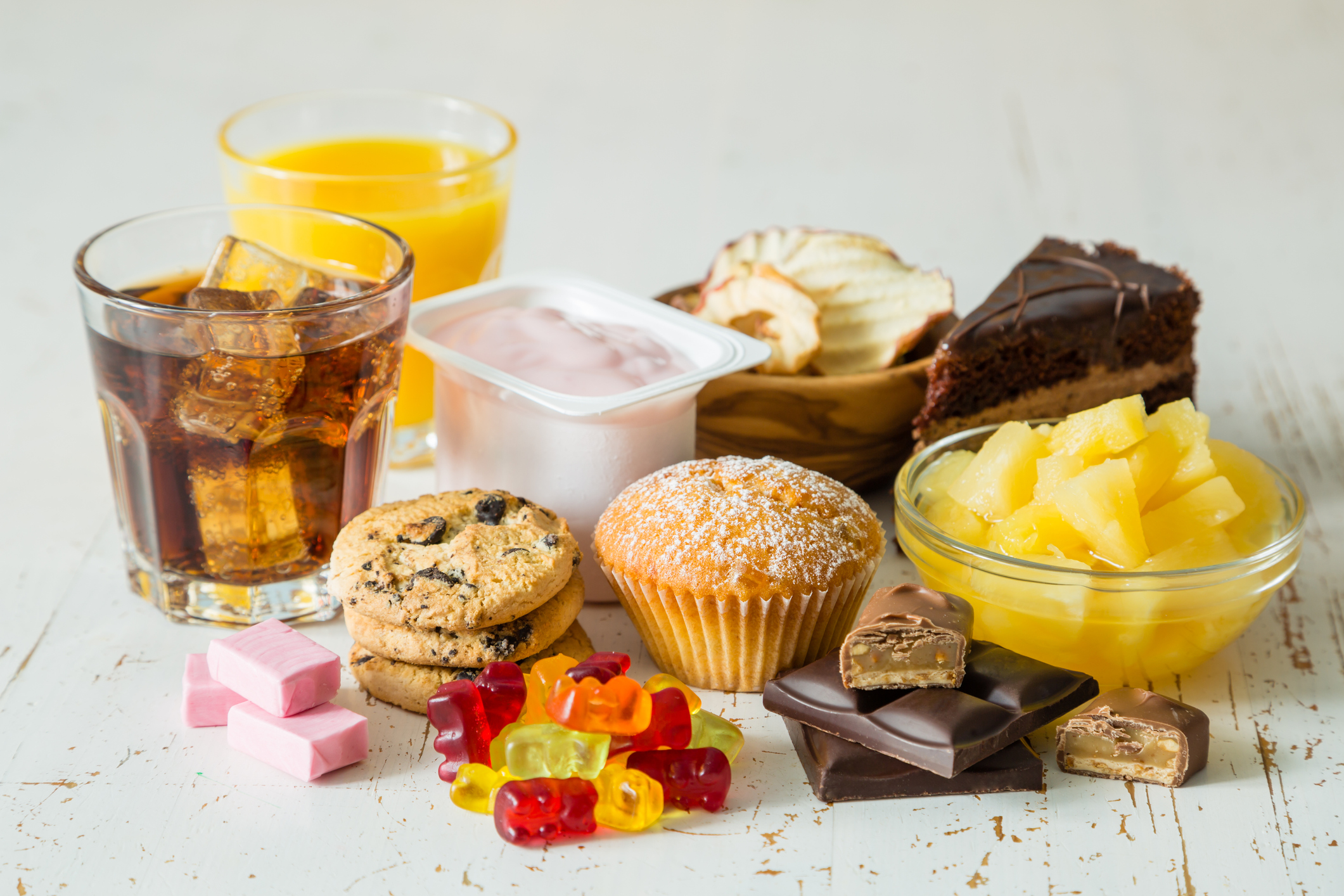 Variety of Sugary Treats and Drinks | How to Stop Eating Sugar