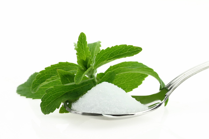 Isolated image of Spoonful of Stevia and Stevia Plant | What is Stevia