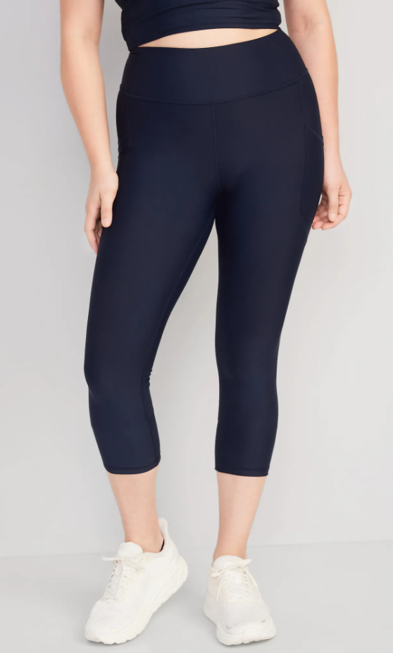 High-Waisted PowerSoft Crop Leggings for Women, Old Navy