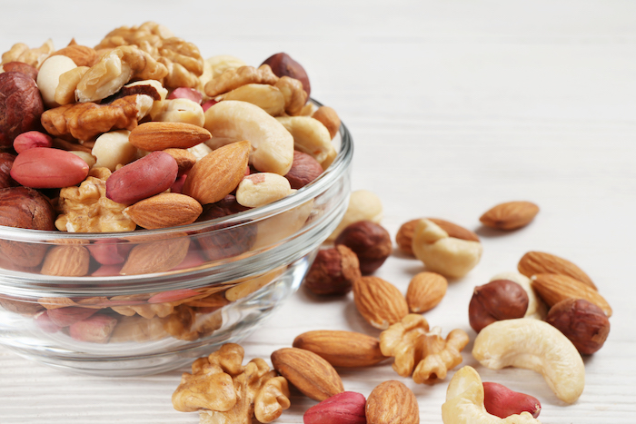 Isolated Image of a Bowl of Nuts | No Added Sugar Snacks