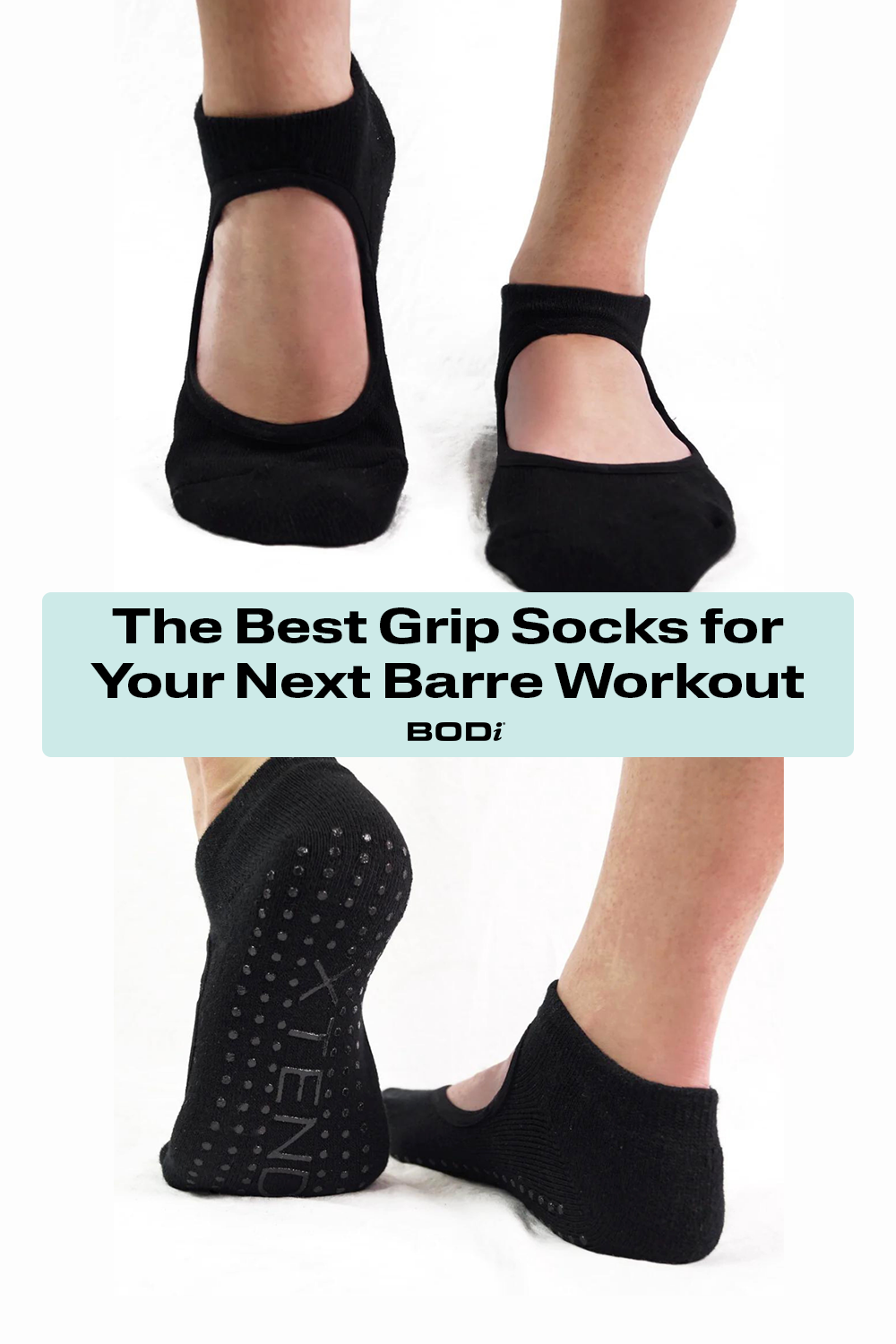 Pin Image of Grip Socks with BODi logo | Grip Socks