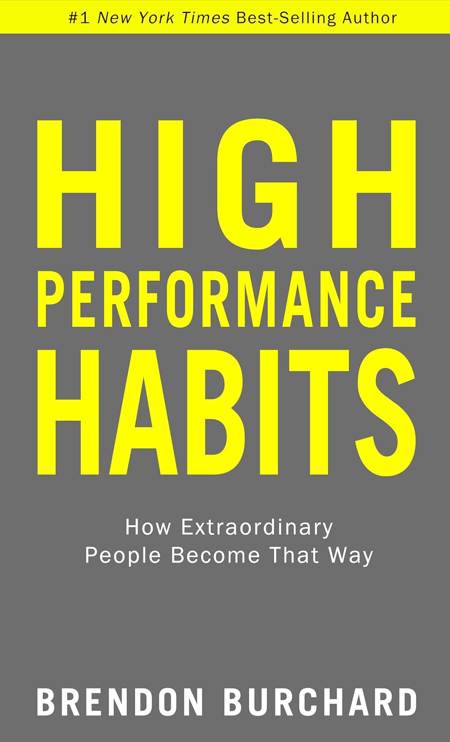 high performance habits | motivational books