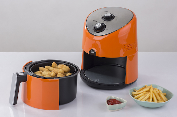 Image of Air Fryer with Tater Tots and Fries | are air fryers healthy