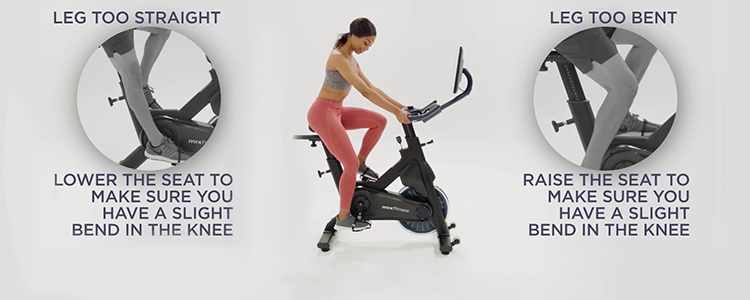 Graphic Demonstrating how to test seat height with BODi Velocipede | how-to-set-up-my-BODi-Bike