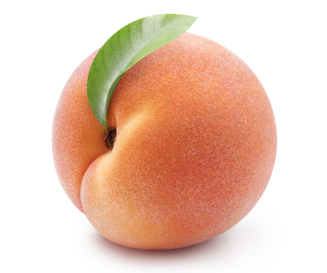 Isolated Image of a Peach | Low Carb Fruits