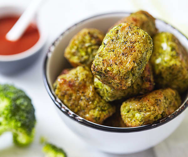 Bowl of Broccoli Tots | Ways to Eat More Veggies