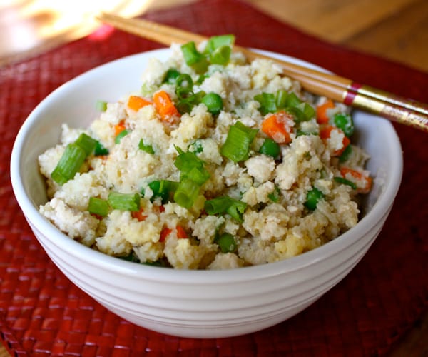 Image of Fried Rice with Chicken and Cauliflower |  Ways to eat more vegetables