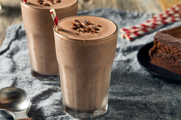 Raspberry Chocolate Caramel Brownie Shakeology Smoothies