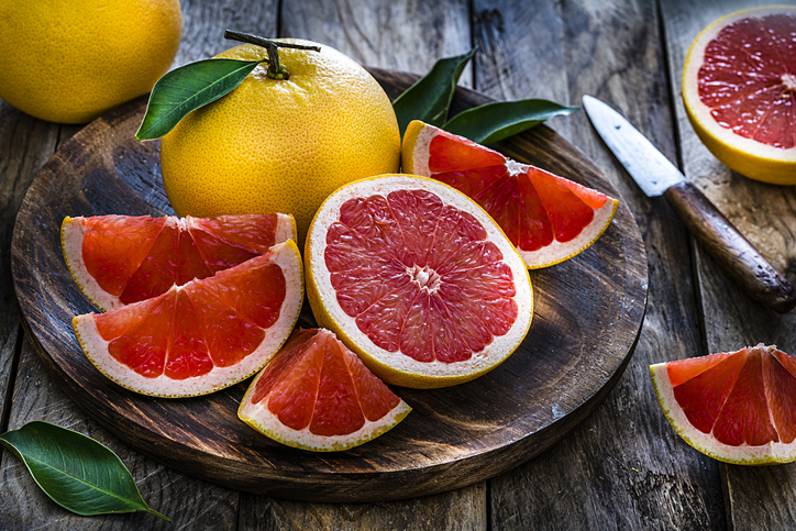 Whole and Cut Grapefruit | Healthiest Fruits