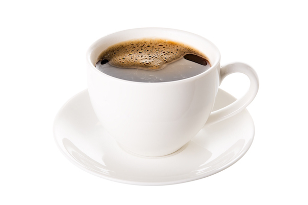 Isolated image of coffee cup | antioxidant foods