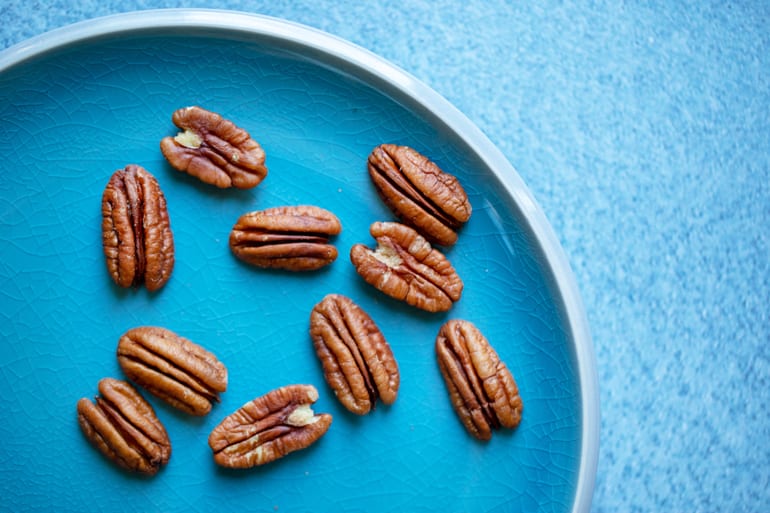 Close Up Shot of Pecans | antioxidant foods