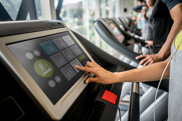 Treadmill Being Prepared for Workout | Is Walking Good Exercise