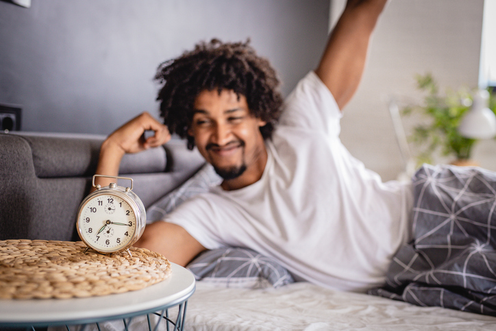 Man Wakes Up in Good Spirits | how to keep morning workouts from wearing you out