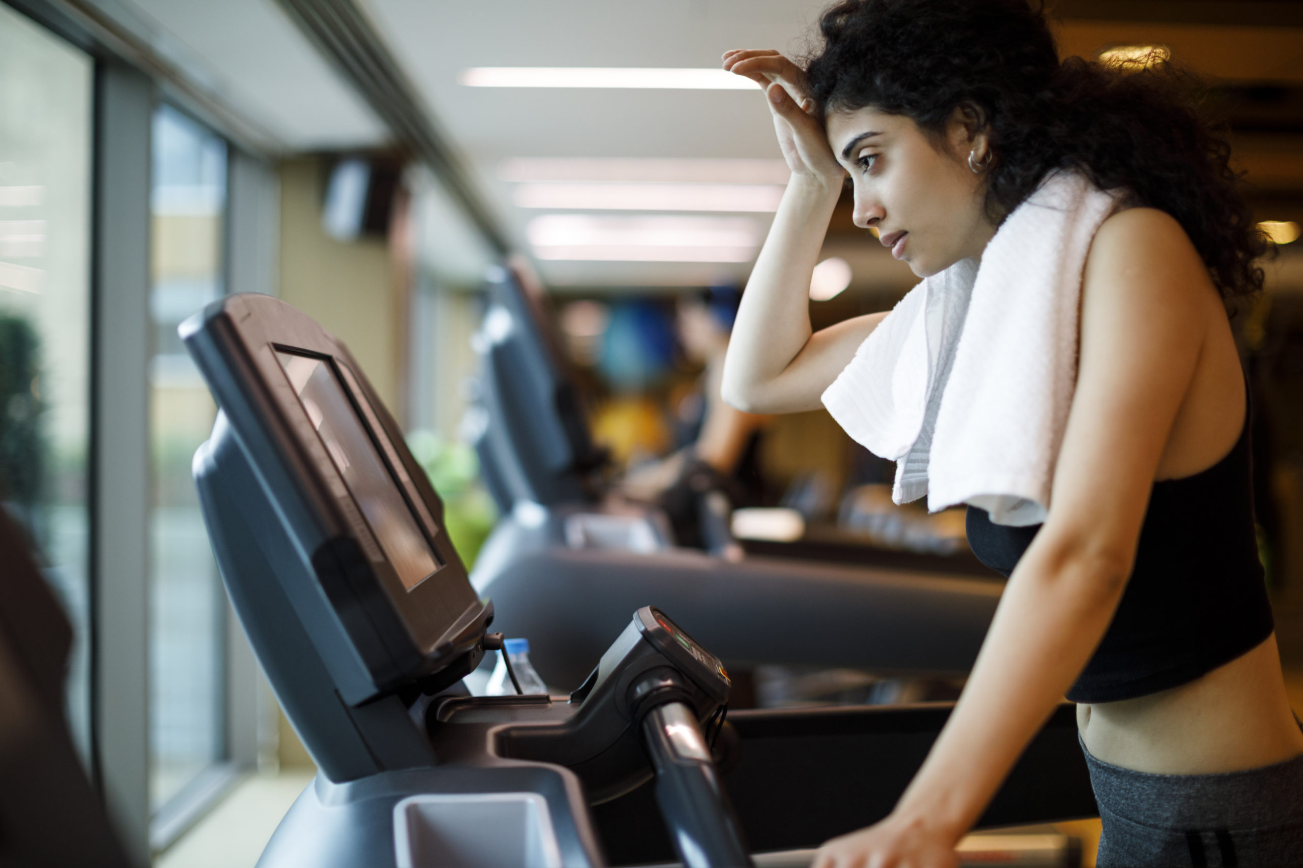 Woman Runs on Treadmill | how to make running less boring