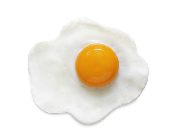 Fried Egg Isolated | How to Eat More Protein