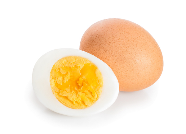 Isolated Hard Boiled Egg | How to Eat More Protein