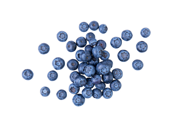 Isolated image of blueberries |  Fruits to lose weight
