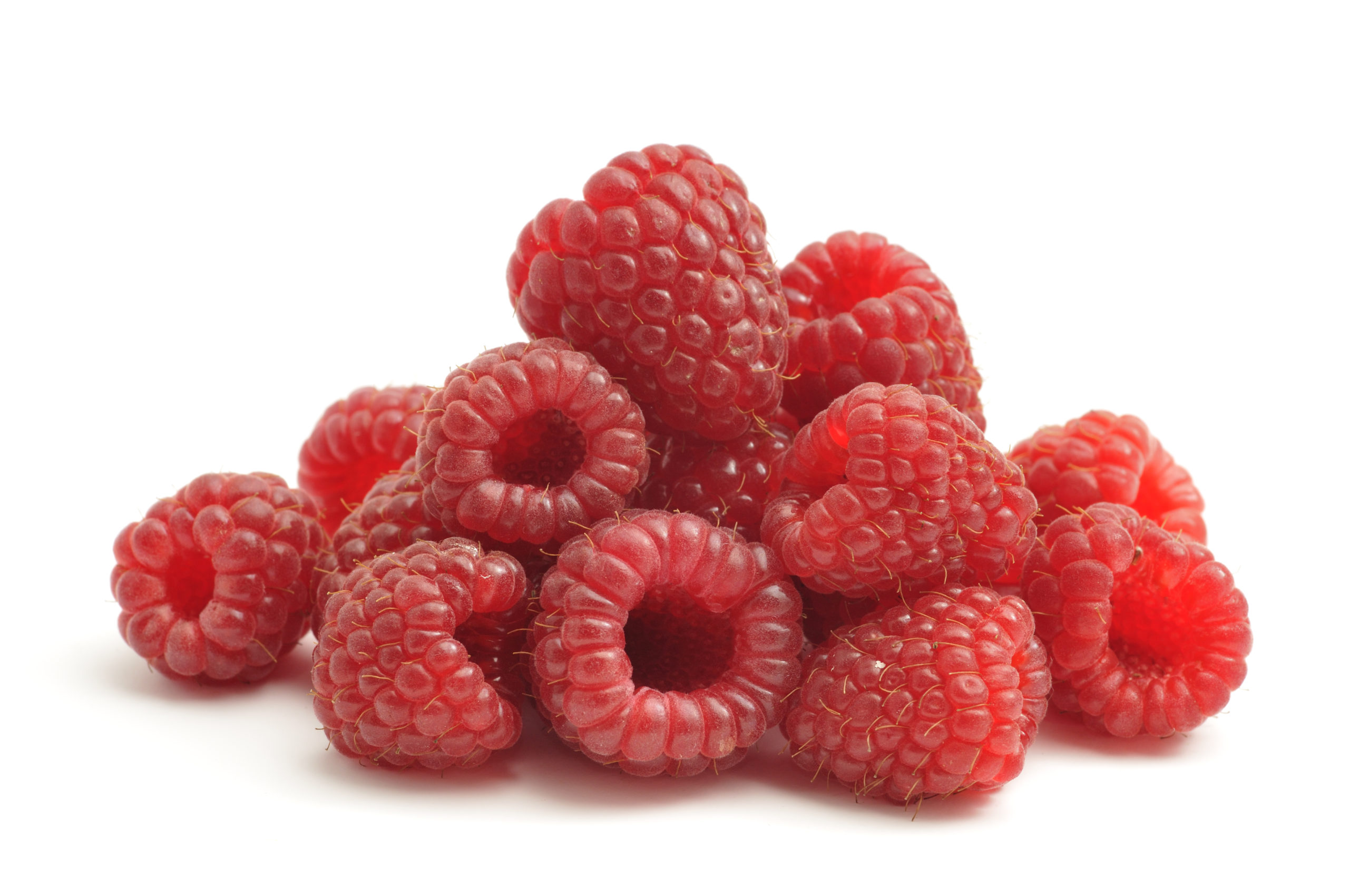 Isolated image of raspberries |  Fruits to lose weight