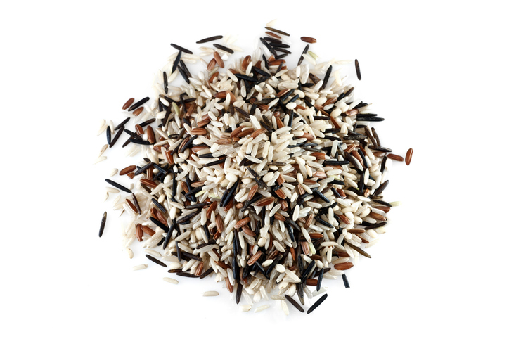 Isolated image of wild rice |  Foods high in zinc