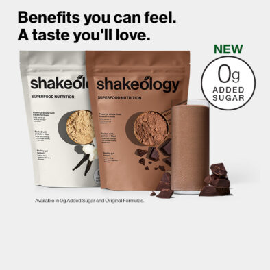 Meet the New Shakeology 0g Added Sugar. It’s OMG Amazing