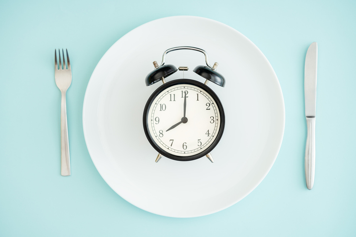 Clock on the board | Do you fast before exercising?