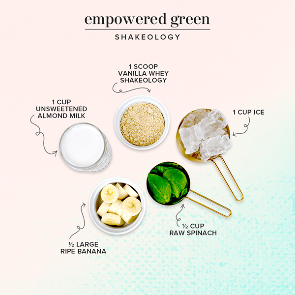 green shakeology ingredients