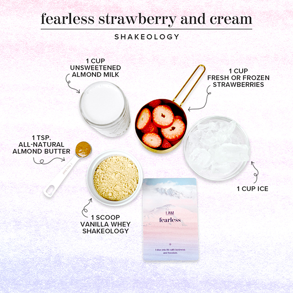 Fearless shake ingredients