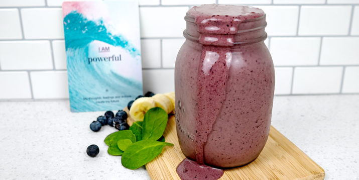 Blueberry Latte Breakfast Smoothie Jars