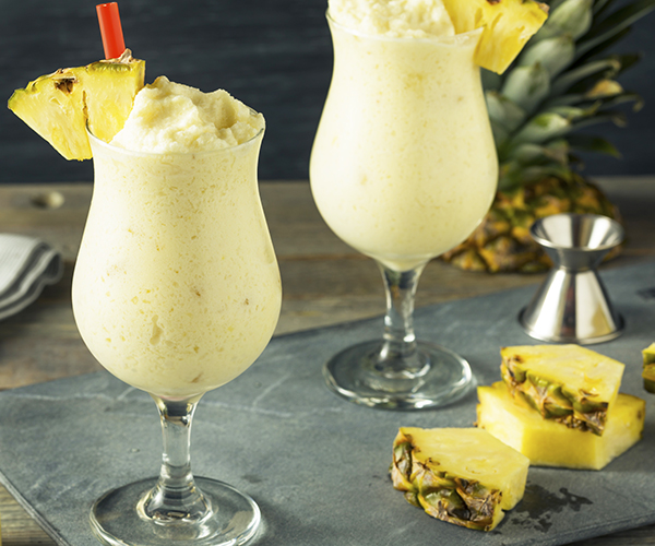 Pina Colada Shakeology in a glass