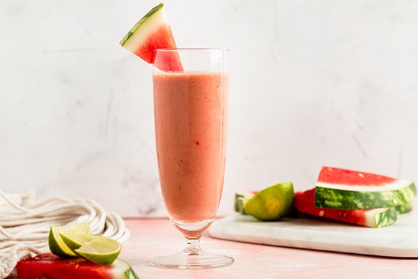 Smoothie bottle with base for healthy snacks - Watermelon Smooshie