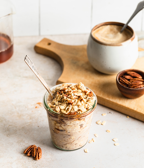 Maple-Overnight-Oats in a jar